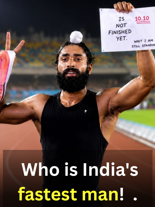 Gurindervir Singh, India's fastest man! .
