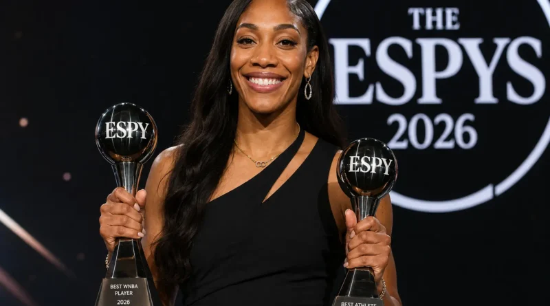 A'ja Wilson Wins ESPY Awards as Jalen Brunson Dominates the 2026 ESPYs