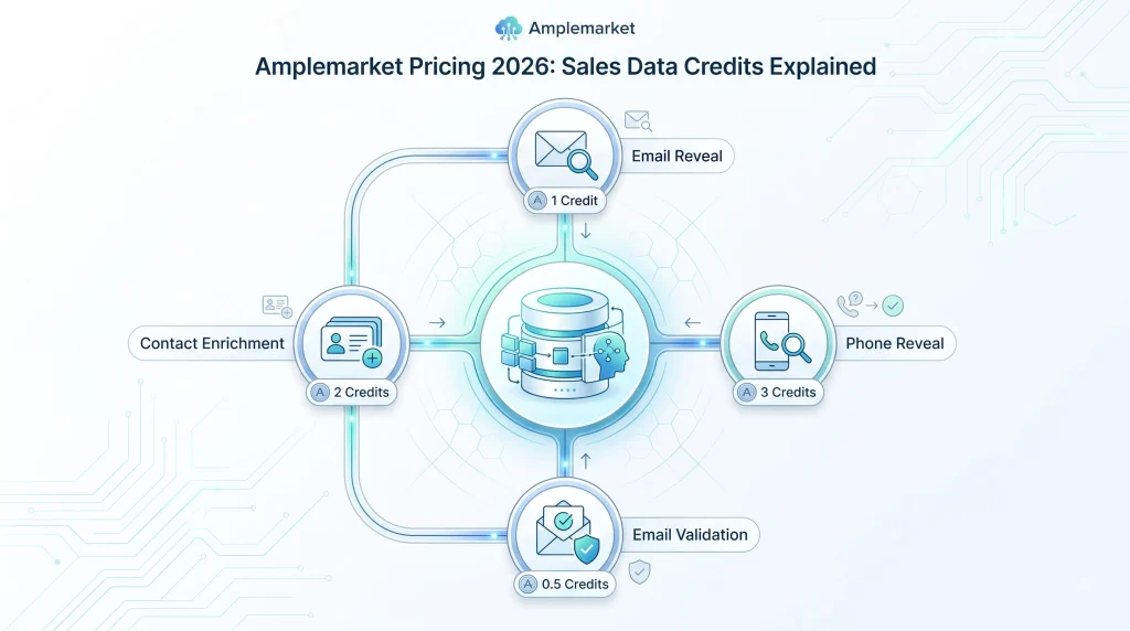 Amplemarket pricing 2026 email and phone credits
