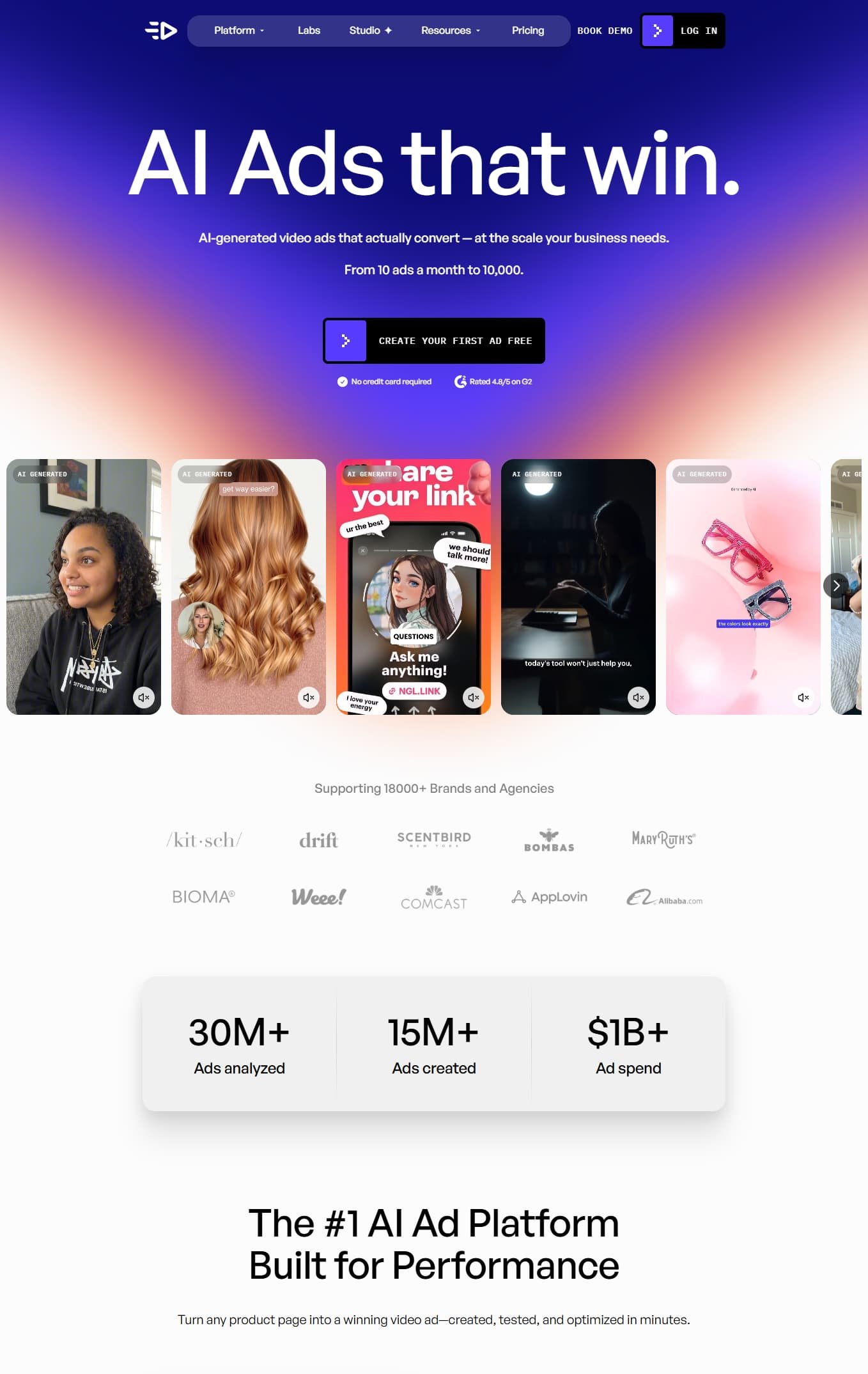 Creatify product URL to video ads for ecommerce